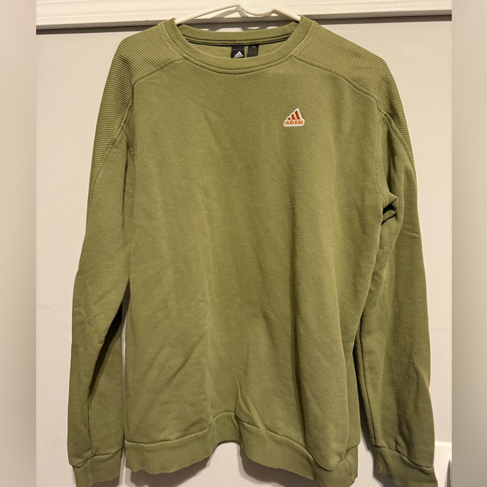 Adidas Men’s Olive Green Crewneck